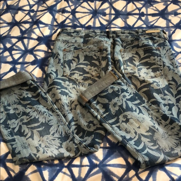 COPY - Anthropologie Sz 28 Pilcro Floral Slim Boyfriend - Picture 4 of 4